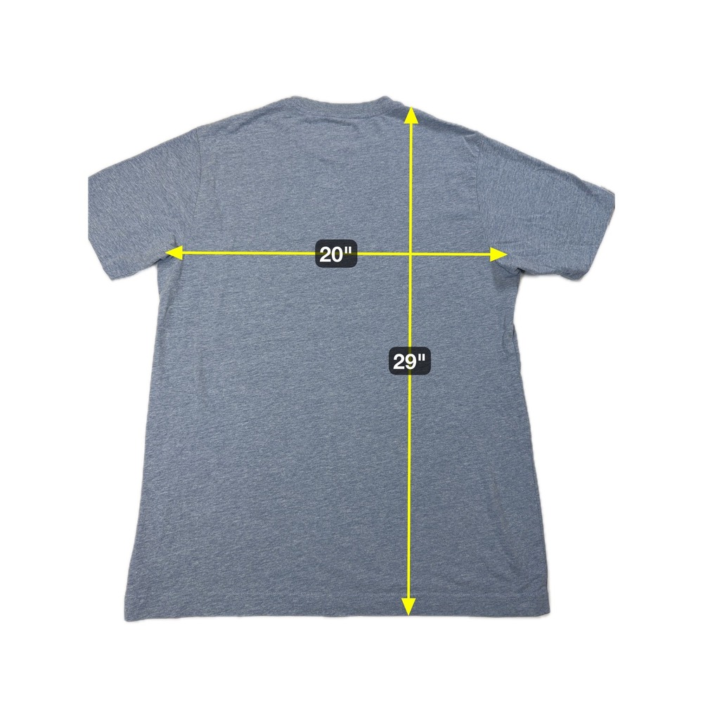 Orvis Graphic T Shirt Mens M Gray Fishing Rod Outdoor Short Sleeve Tee - Picture 6 of 6